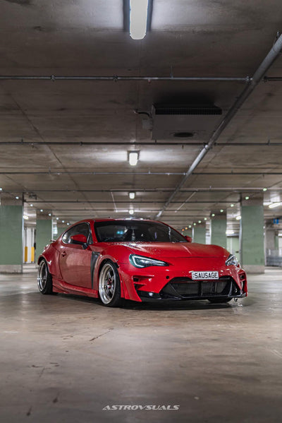 Varis Kouki Arising-II Style Front Bumper - Toyota 86 ZN6/Subaru BRZ ZC6